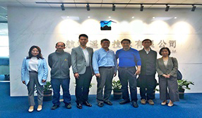 南京師范大學(xué)閭國年教授，親臨飛燕航空遙感進行技術(shù)交流